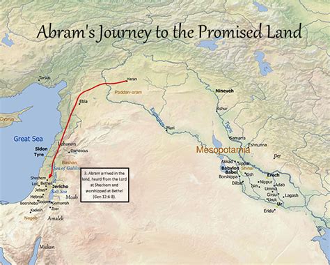 Abram’s Journey to the Promised Land .